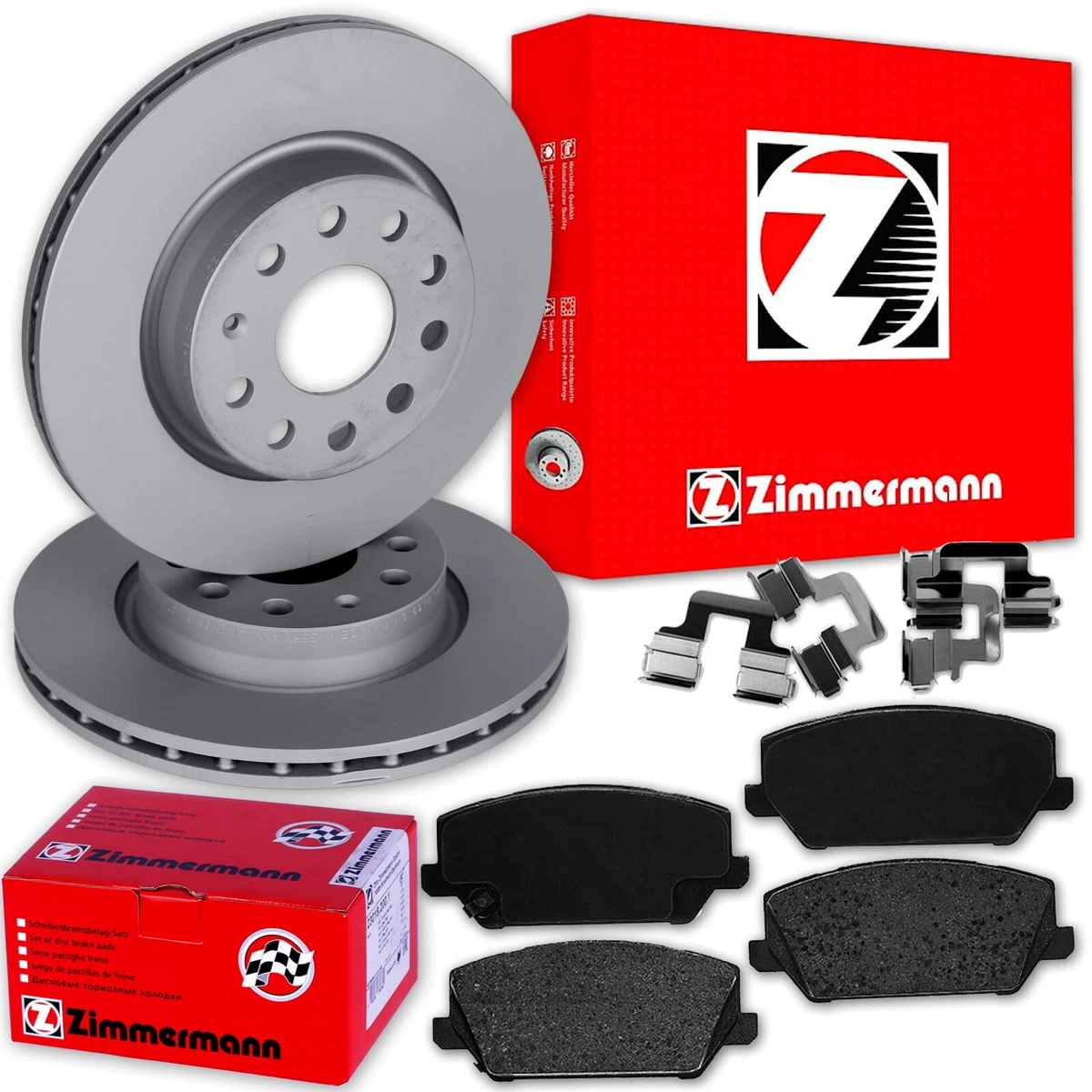 Гальмівні колодки та диски Zimmermann для VW CADDY ALLTRACK 1.4 TSI