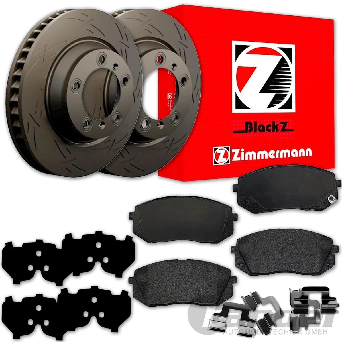 Гальмівні колодки та диски Zimmermann для VW CADDY ALLTRACK 1.4 TSI
